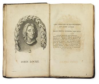 LOCKE, JOHN.  Two Treatises of Government.  1764